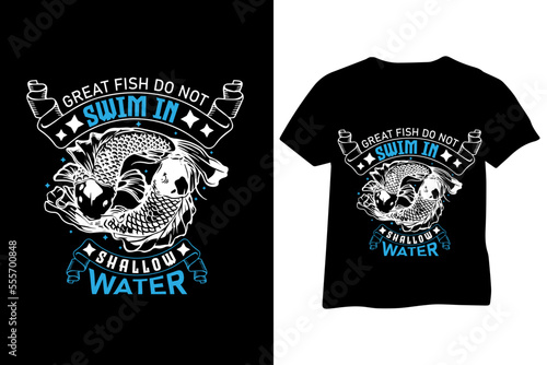 fishing typography t-shirt design