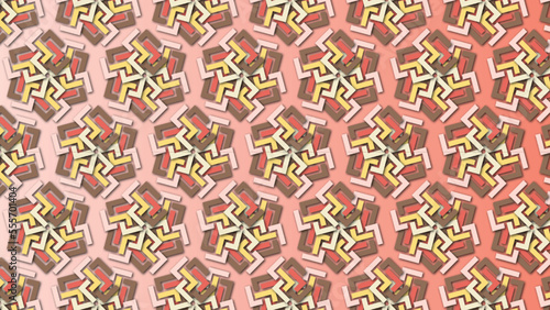 Modern Colored Geometrical textured vector pattern with decorative ornamental illustrations for desktop, wallpaper, background, texture
