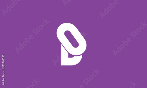 letter do and od logo design vector template