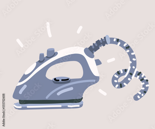 Vector illustration of Iron