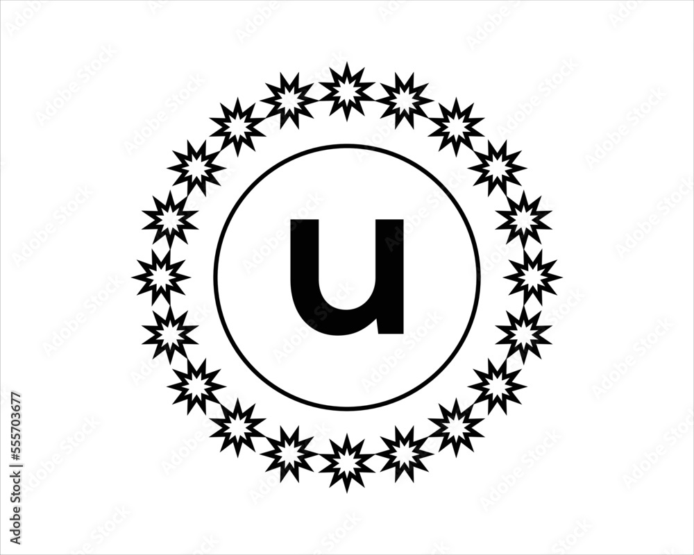 U letter logo icon vector template elements U letter logo icon vector template elements