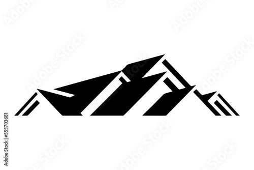 Roof house icon logo. Roof flat style design. Vector illustration.
