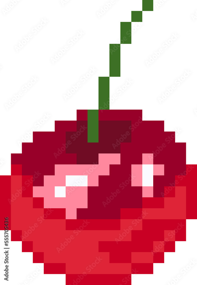 Cherry Pixel Art Cherry Pixel Art
