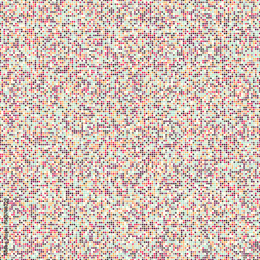 Fototapeta premium Color checkered squares background abstract illustration