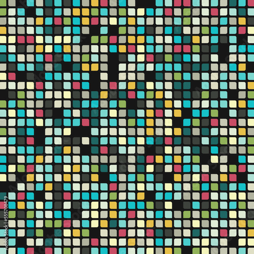 Color checkered squares background abstract illustration