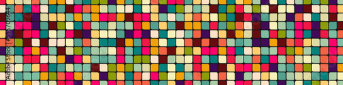Color checkered squares background abstract illustration
