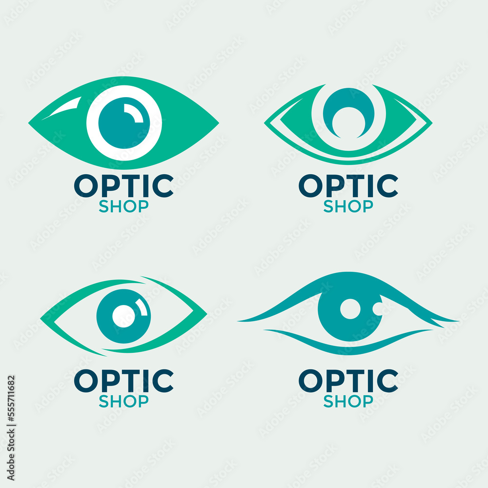 Optical Store Emblem Design Vector Illustration Template Optical Store Emblem Design Vector Illustration Template