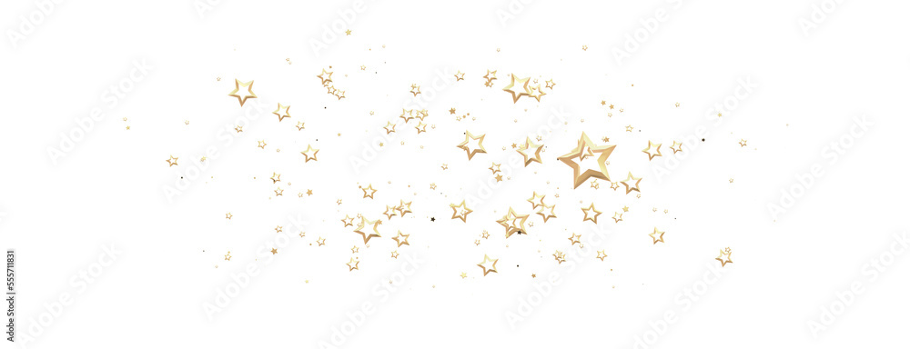 Festive christmas card. Isolated illustration white background..Holiday golden decoration, glitter frame isolated