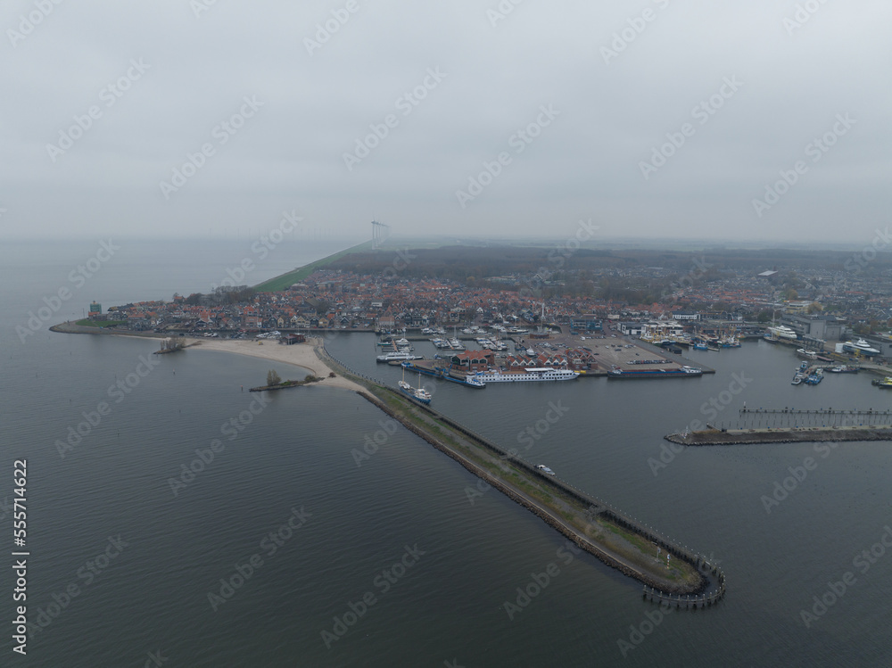 Urk former island andmunicipality in the province of Flevoland in the Netherlands. most religious municipality in the Netherlands. close-knit community. Largest fishing fleet. Aerial
