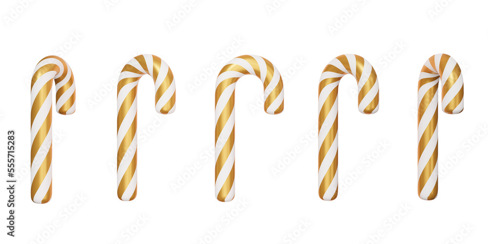 Fototapeta premium 3d candy canes