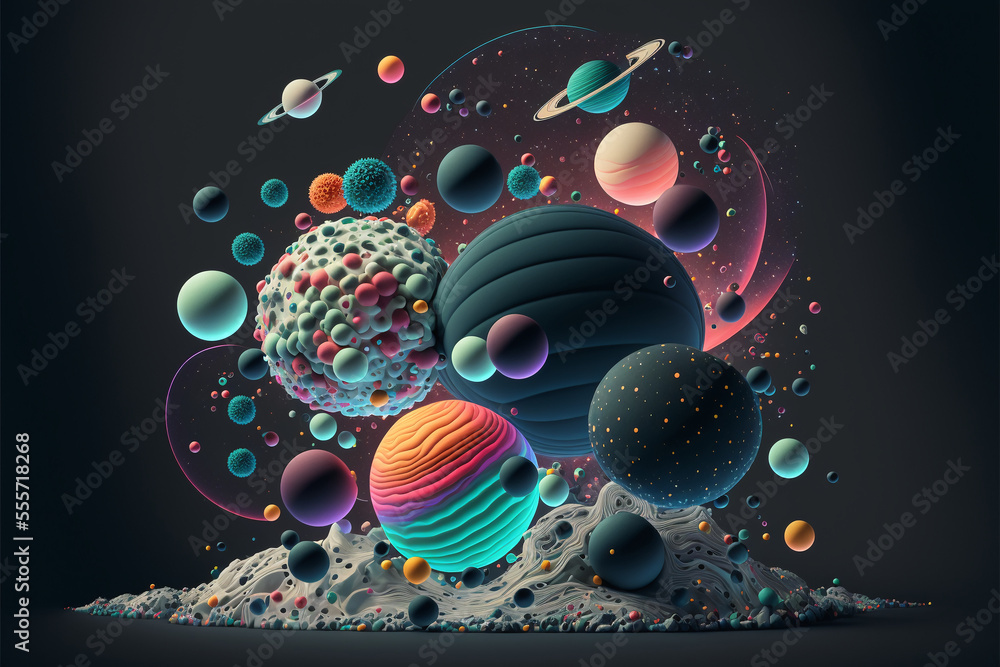 Object Multiverse Intro Muve Collection · The Multiverse Illustration Stock Illustration ...