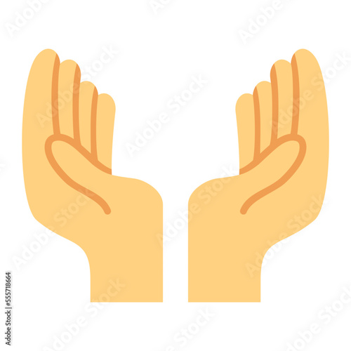 Hands Flat Icon