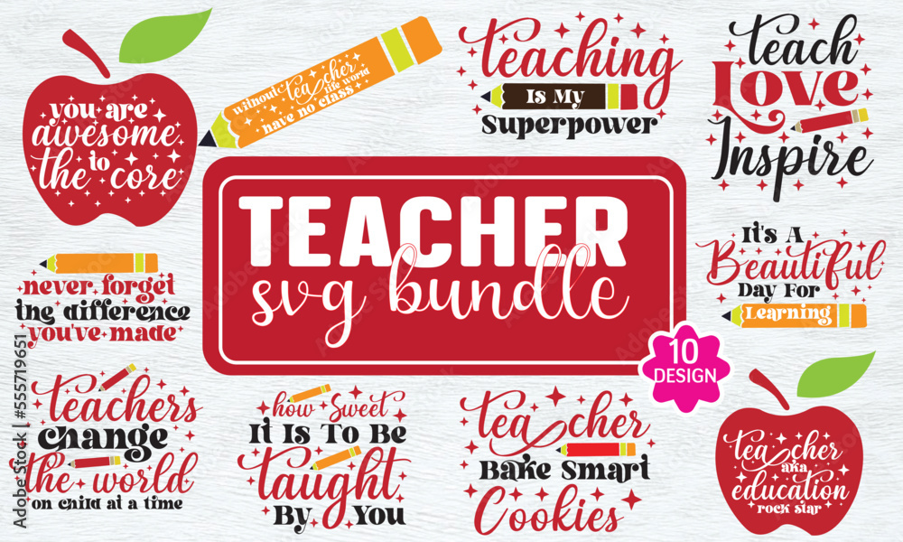 Fototapeta premium Retro Teacher Svg Bundle, Teacher Bundle ,Teacher Svg Bundle, Teacher Svg Design, Funny Teacher Svg Bundle, Funny Teacher Bundle, Taecher Quotes Svg Bundle, School And Teacher Quotes Svg Bundle, Teach