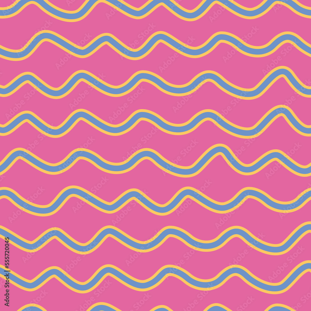 WAVY SEAMLESS RETRO PATTERN IN EDITABLE VECTOR WAVY SEAMLESS RETRO PATTERN IN EDITABLE VECTOR