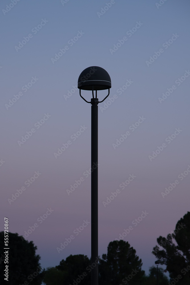street lamp in the park street lamp in the park