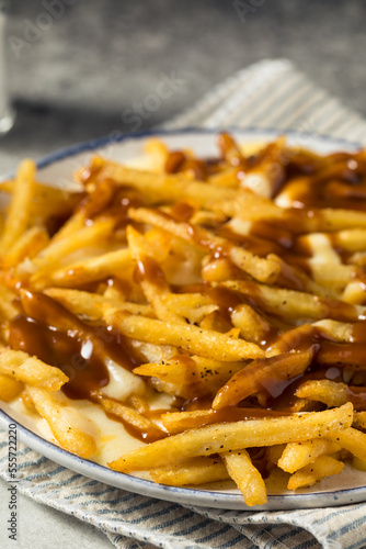 Homemade Canadian Poutine Gravy French Fries
