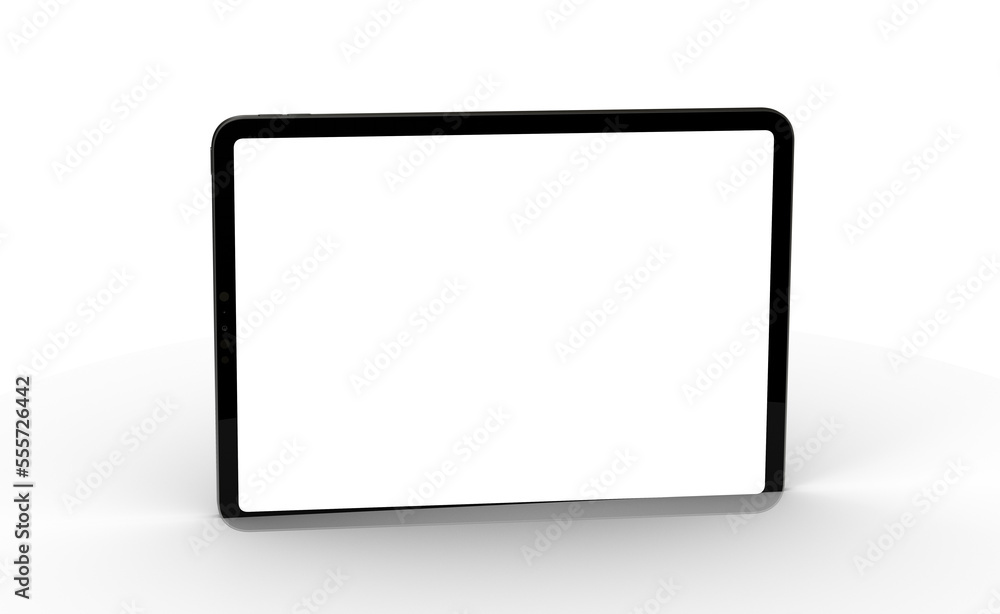 Modern black tablet computer isolated on white background. Tablet pc Modern black tablet computer isolated on white background. Tablet pc
