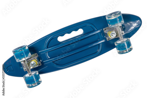 Skateboard plastic isoated