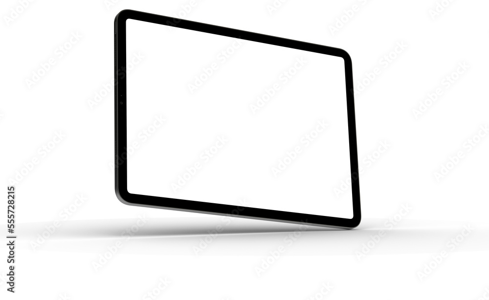 Tablet pc computer with blank screen 3d Tablet pc computer with blank screen 3d