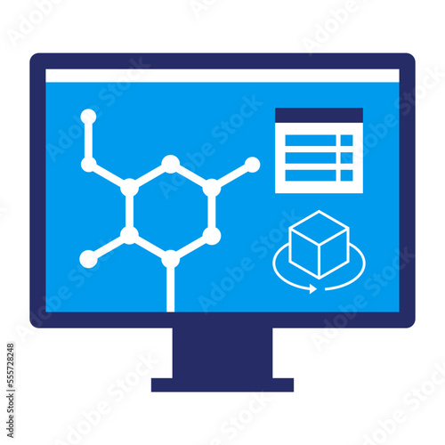 Computer software for scientific research icon