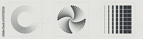 Set of Y2K style vectors of objects. Brutalism star and flower shapes. Modern abstract forms. Retro Futurist. Vector illustration