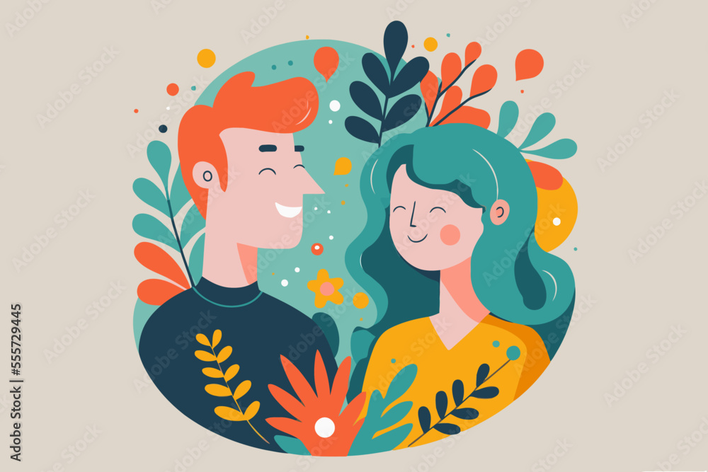 young couple portrait in love happy smiling joyful boy girl on valentine young couple portrait in love happy smiling joyful boy girl on valentine