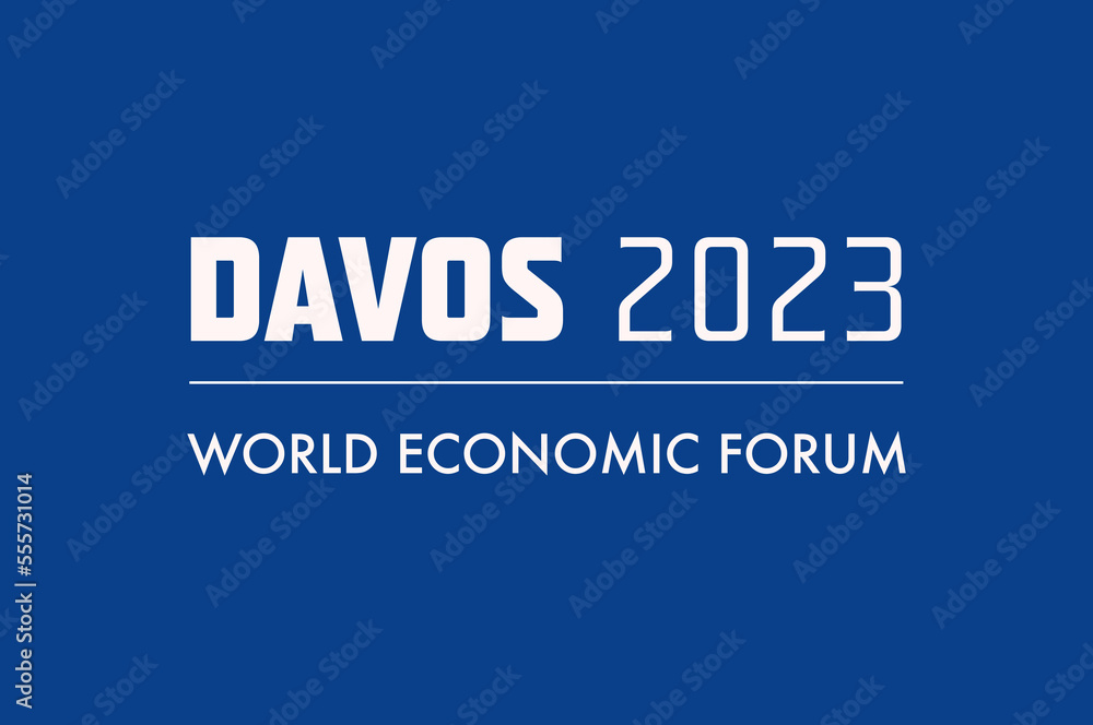 Digital banner Davos 2023 site of the Annual meeting 2023 of the World Economic Forum Digital banner Davos 2023 site of the Annual meeting 2023 of the World Economic Forum