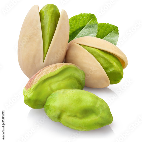Wallpaper Mural Delicious pistachios, isolated on white background Torontodigital.ca
