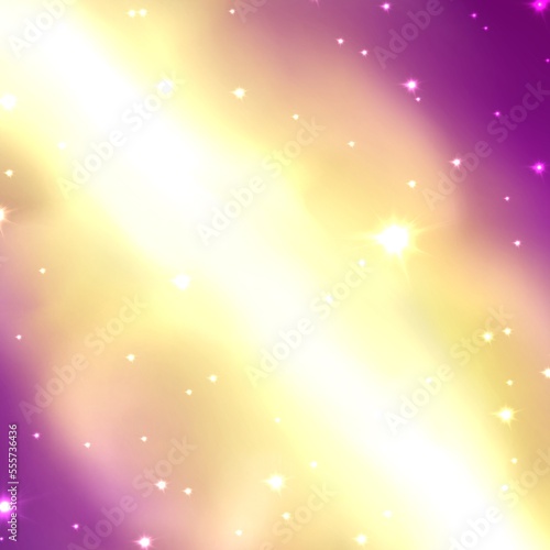 Moving galactic background with nebula and stars in space, landscape in the dark far from planet earth, aliens