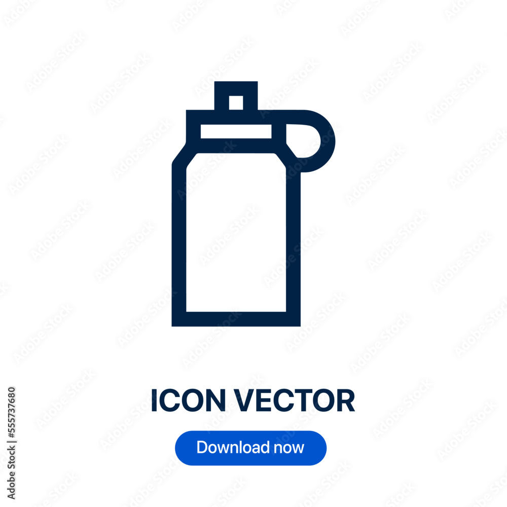 Sport drink icon vector. Linear style sign for mobile concept and web design. Sport drink symbol illustration. Pixel vector graphics - Vector. Sport drink icon vector. Linear style sign for mobile concept and web design. Sport drink symbol illustration. Pixel vector graphics - Vector.