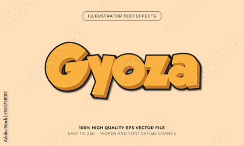 food text style effect