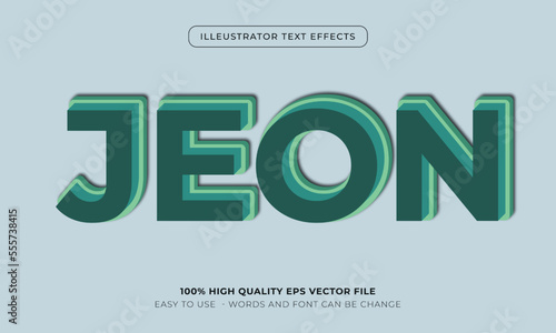 food text style effect