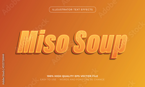 food text style effect