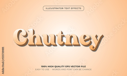 food text style effect