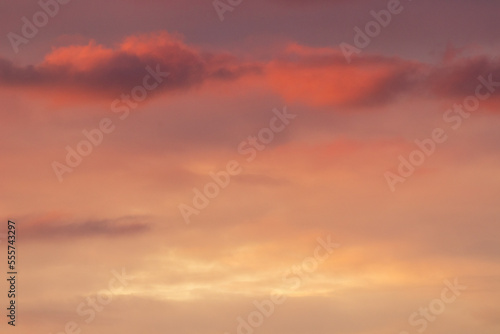 Fototapeta Naklejka Na Ścianę i Meble -  sky with clouds  and lots of colours at sunset