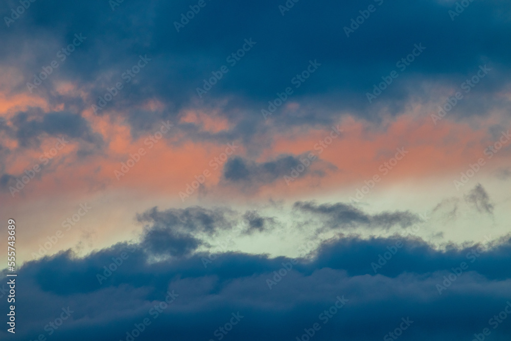 sky with clouds and lots of colours at sunset sky with clouds and lots of colours at sunset
