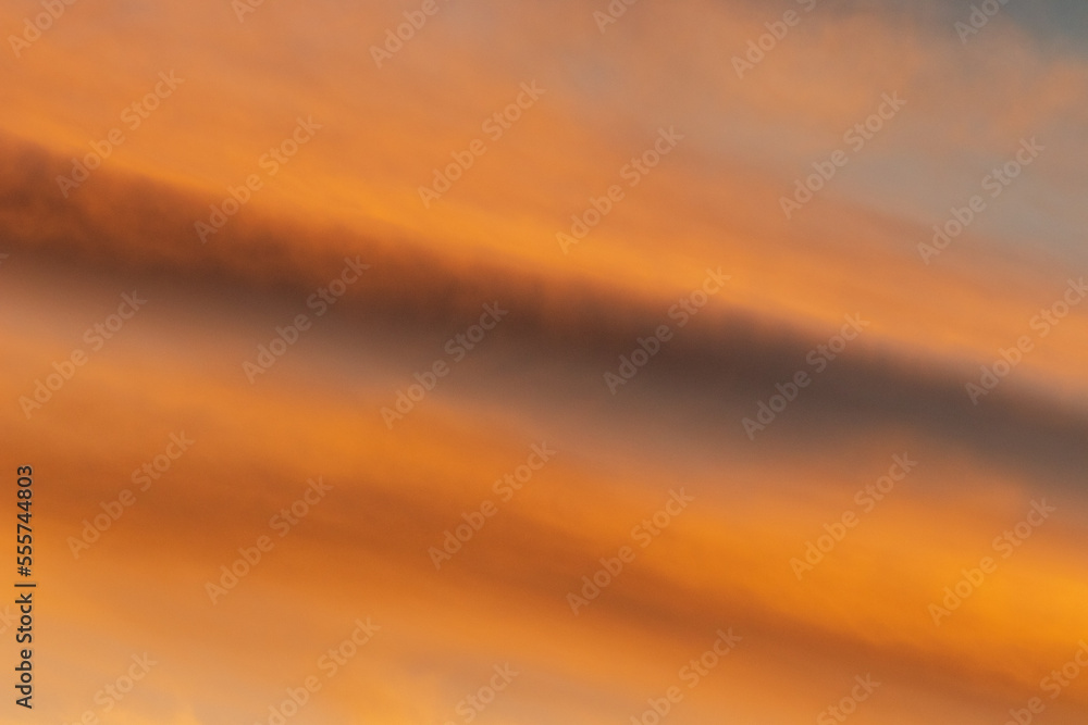 sky with clouds  and lots of colours at sunset