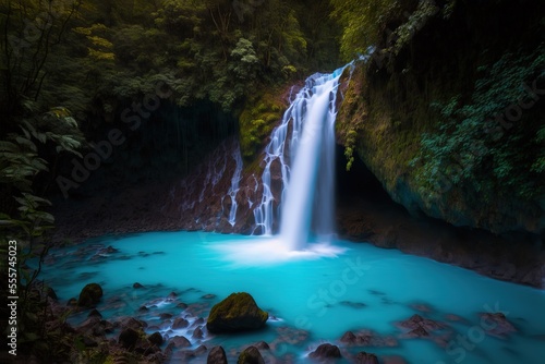 Rio Celeste waterfall, Tenorio National Park, Costa Rica © Rarity Asset Club