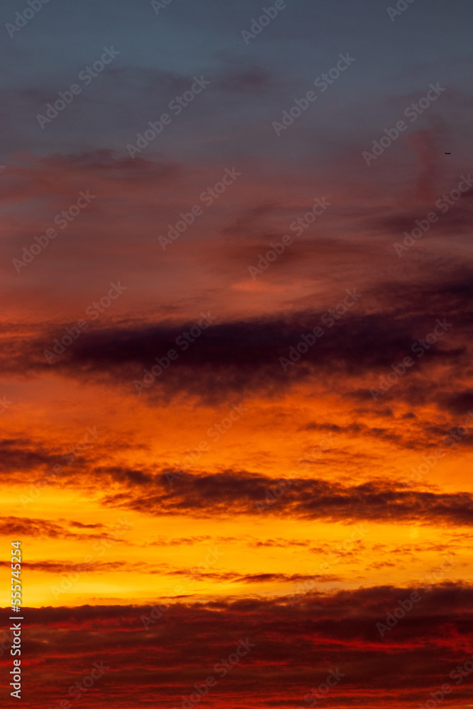 Fototapeta premium clouds in the sky over sunset
