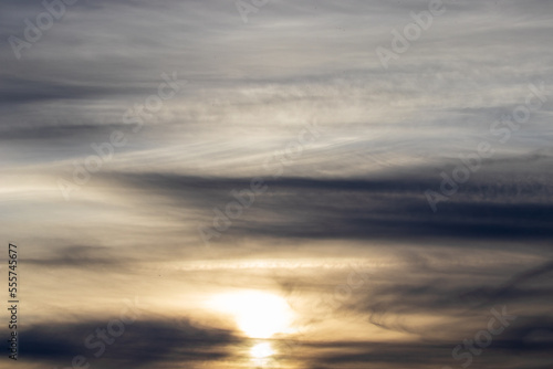 clouds in the sky over sunset © Ivaylo