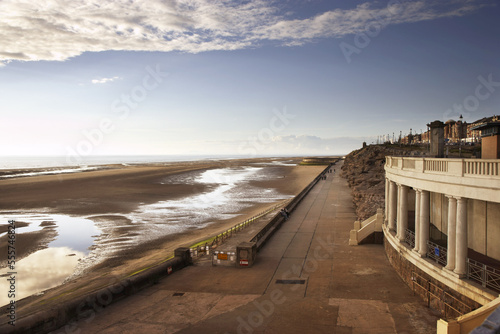 Boardwalk in Blackpool, Lancashire, England photo