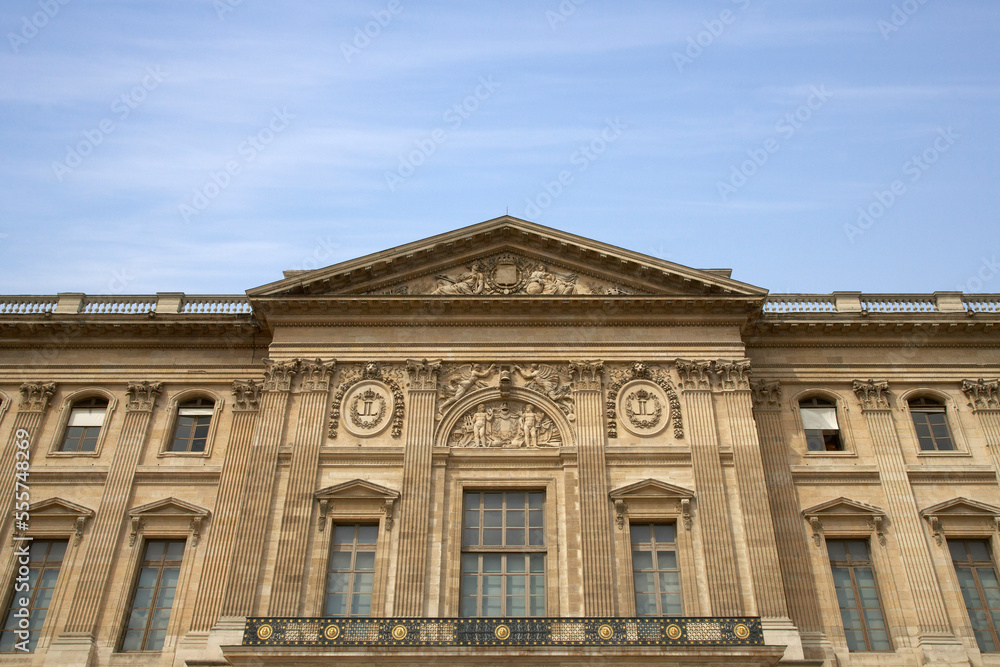 Pavillon Mollien, Cour Carree, Louvre, Paris, France Pavillon Mollien, Cour Carree, Louvre, Paris, France