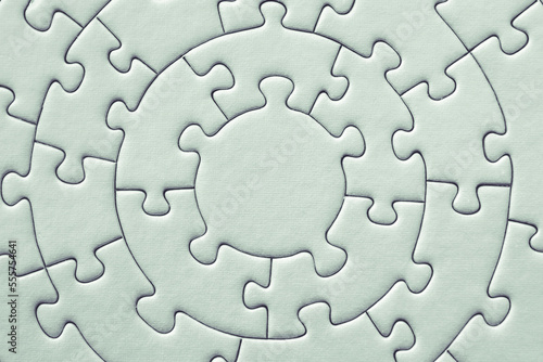 White puzzle background