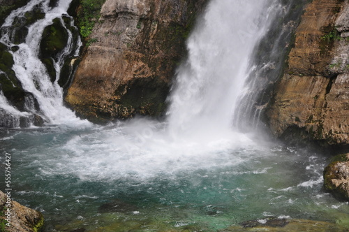 Wodospad Savica  Bohinj  S  owenia  Triglavski Park  woda  rzeka  potok  krajobraz  kaskada 