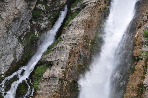 Wodospad Savica, Bohinj, Słowenia, Triglavski Park, woda, rzeka, potok, krajobraz, kaskada, © Albin Marciniak