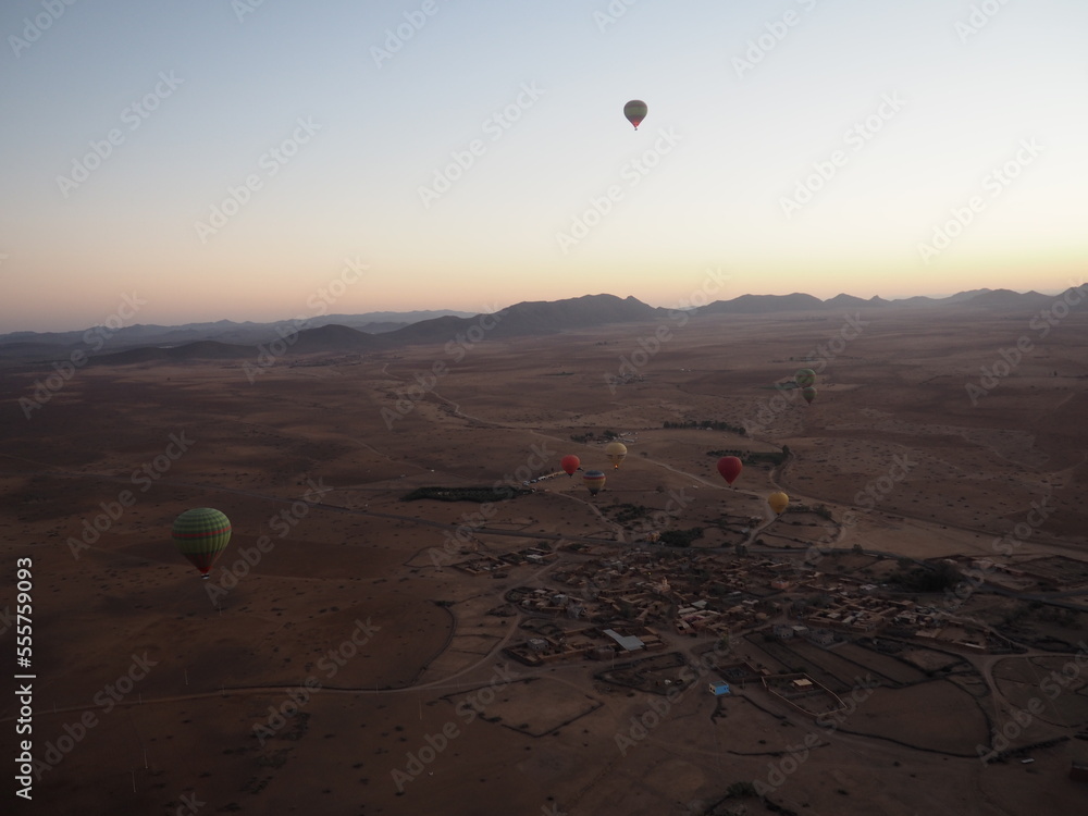 Hot Air Balloon in the Desert