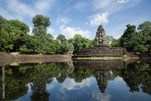 Preah Neak Pean Temple, Angkor, Cambodia photo