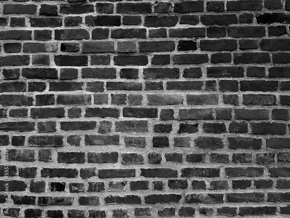 Fototapeta premium Facade Background Design Old Black Wall Texture Background