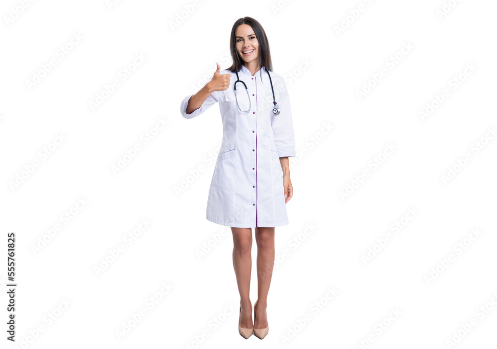 full length of cardiologist woman wear white coat. cardiologist woman doctor with stethoscope full length of cardiologist woman wear white coat. cardiologist woman doctor with stethoscope