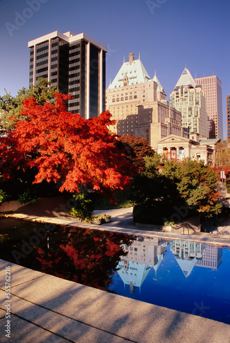 Robson Square Vancouver, British Columbia Canada photo